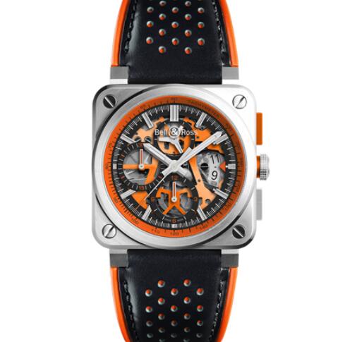 Replica Bell and Ross br0394 Watch BR 03-94 AÉRO GT ORANGE